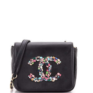 Chanel Giant Crystal Cc Flap Bag #237493C47B